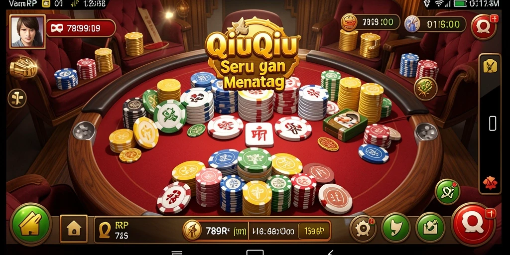 Tampilan gameplay QiuQiu yang mendebarkan dari 789RP.