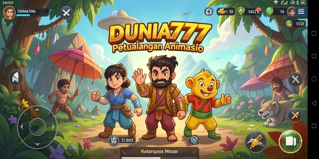 Screenshot DUNIA777 menunjukkan karakter anime dalam aksi petualangan yang mendebarkan.