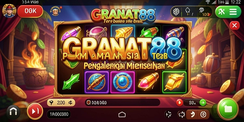 Tangkapan layar gameplay dari permainan Slot yang penuh warna dan menarik.