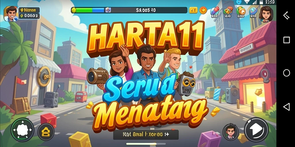 Tampilan gameplay HARTA11 yang seru dan mengasyikkan.