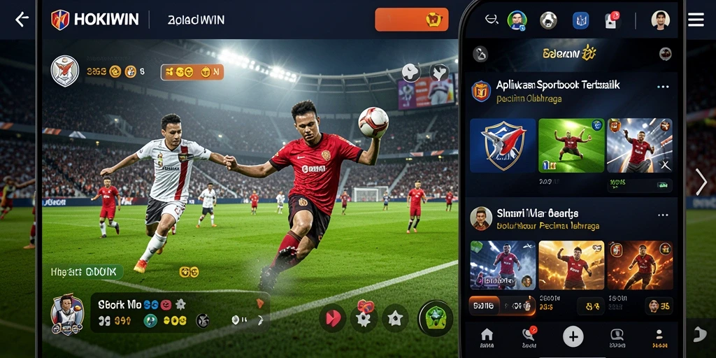 Tampilan gameplay taruhan olahraga di HOKIWIN yang menarik.