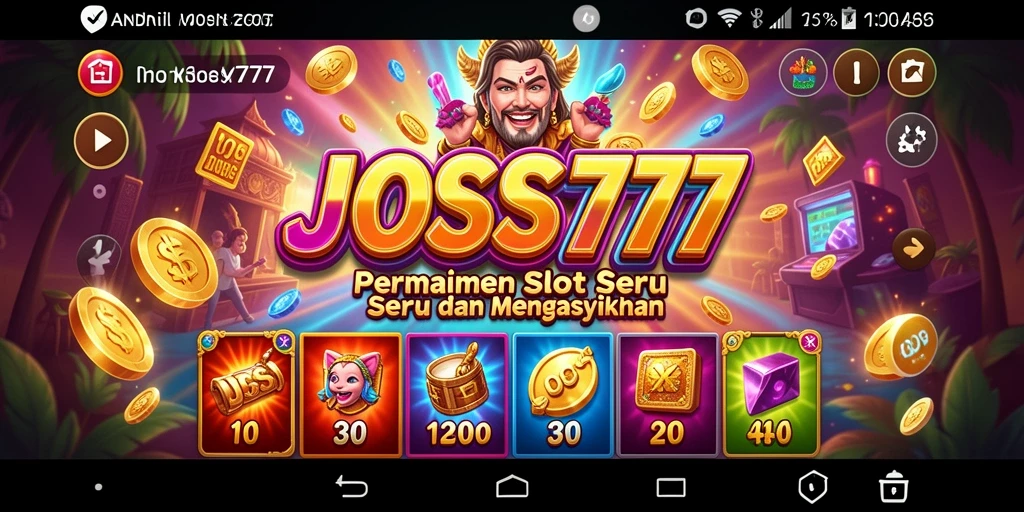 Tampilan gameplay menarik dari permainan Slot JOSS777.