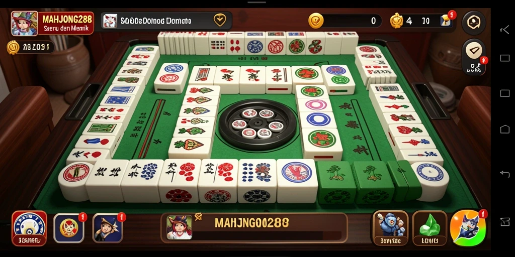 Tampilan gameplay seru dari MAHJONG288.