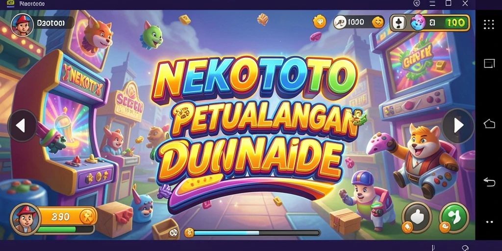 Gameplay seru dan penuh warna dalam NEKOTOTO