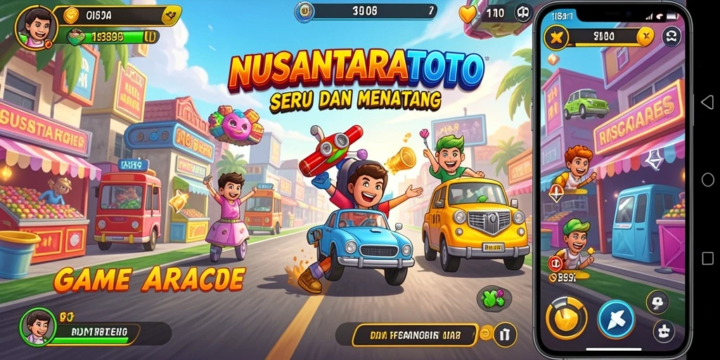 Tampilan gameplay seru dari NUSANTARATOTO di level menantang.