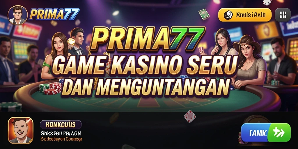 Screenshot gameplay <strong>PRIMA77</strong> dengan fitur kasino yang menarik.